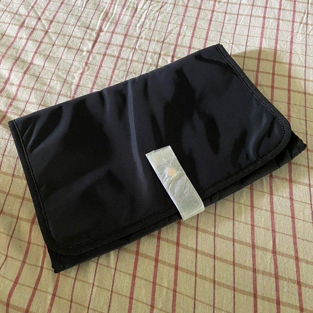 TORY BURCH Black Travel Foldable Diaper Changing Pad